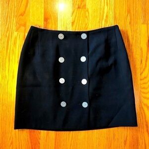 Moschino One of a Kind Double Button Mini Skirt​
